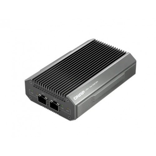 QNAP Single port USB 4 Type-C to dual port 10GbE SFP+ adapter [QNA-UC10G2SF]